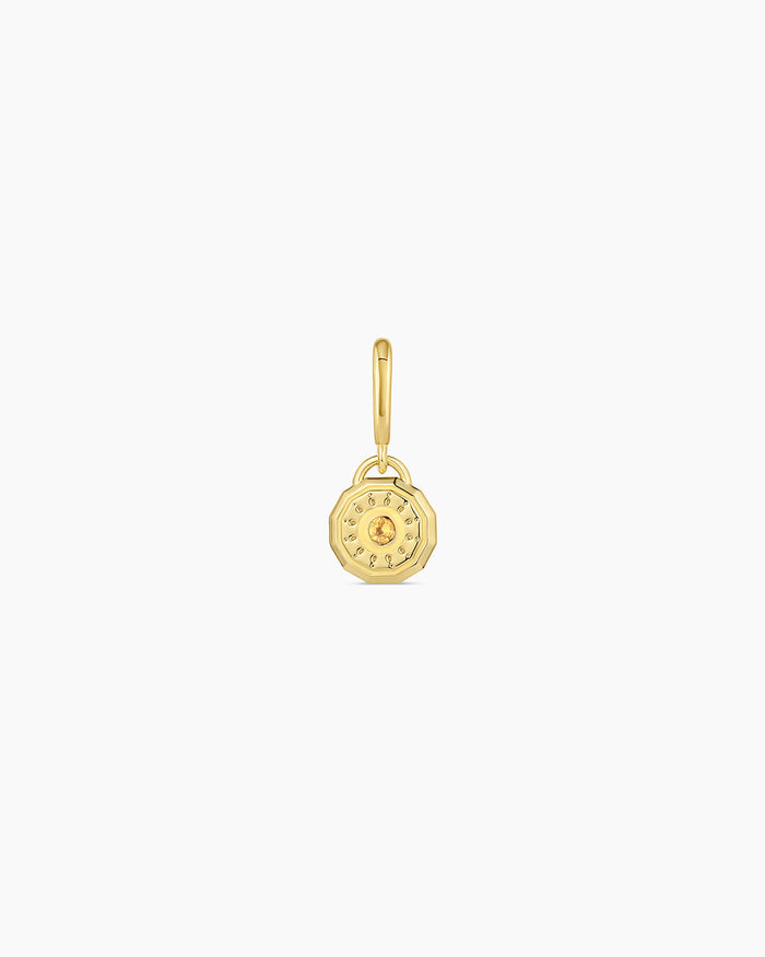 18K Gold Plated / Citrine - November