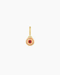18K Gold Plated / Garnet - January