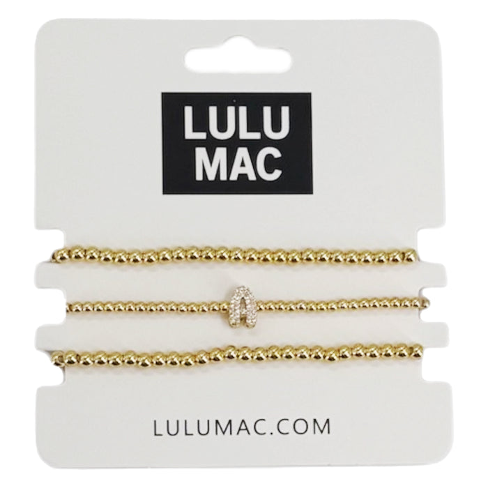 BR-INI-GOLD BRACELET