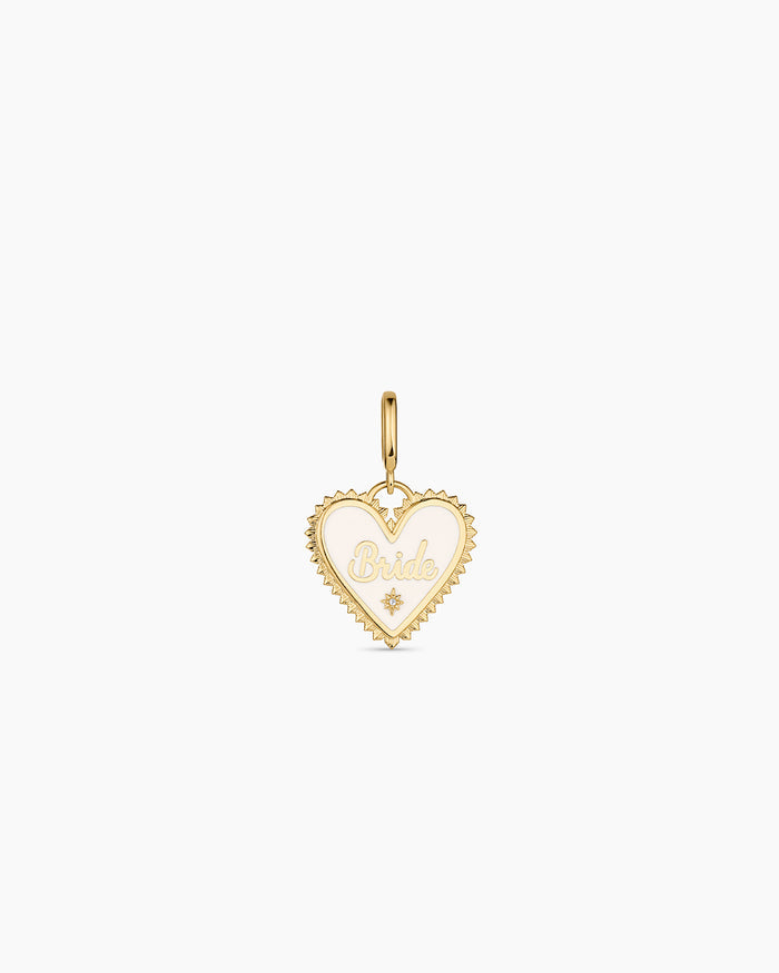 Bride to Be Parker Charm || option::18K Gold Plated