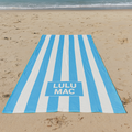 BT1413-Blue Darby Beach Towel