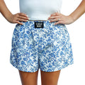 BXFL-BLUE FLORAL BOXER SHORT