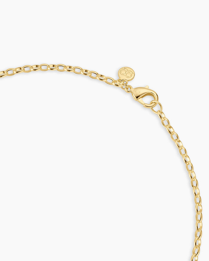 Campbell Enamel Heart Pendant Necklace || option::18K Gold Plated, Blue