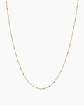 Capri Short Necklace || option::18K Gold Plated, Miami