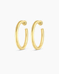 Carter Hoops || option::18K Gold Plated