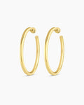 Carter Statement Hoops || option::18K Gold Plated