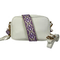 CB-8680 Lauren Crossbody Vegan Leather White