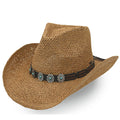 CBC-06 Cowgirl Hat Dark Natural