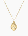 Celeste Locket Necklace || option::18K Gold Plated