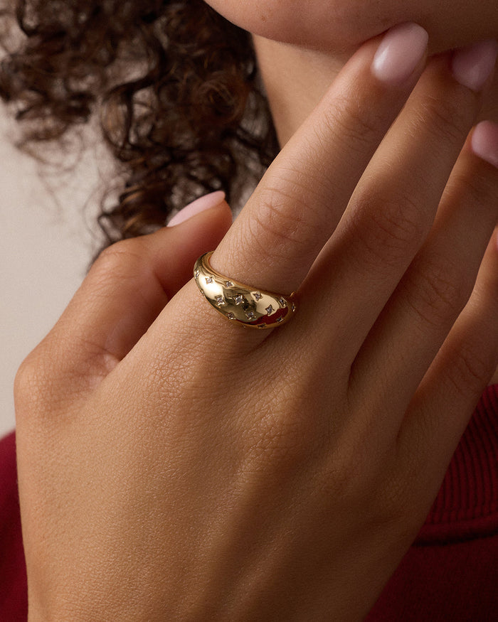 Celeste Ring || option::18K Gold Plated