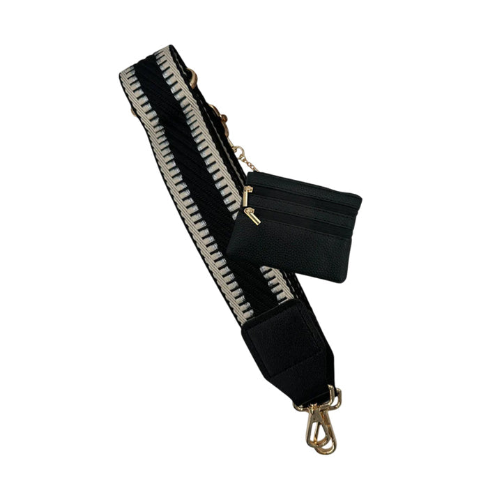 CG8844-7 Cell Phone Crossbody Black Tan