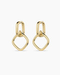 Charlie Drop Hoops || option::18K Gold Plated
