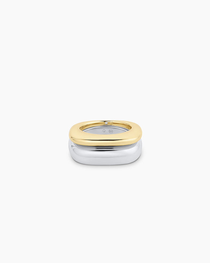 18K Gold & Silver Plated / 5