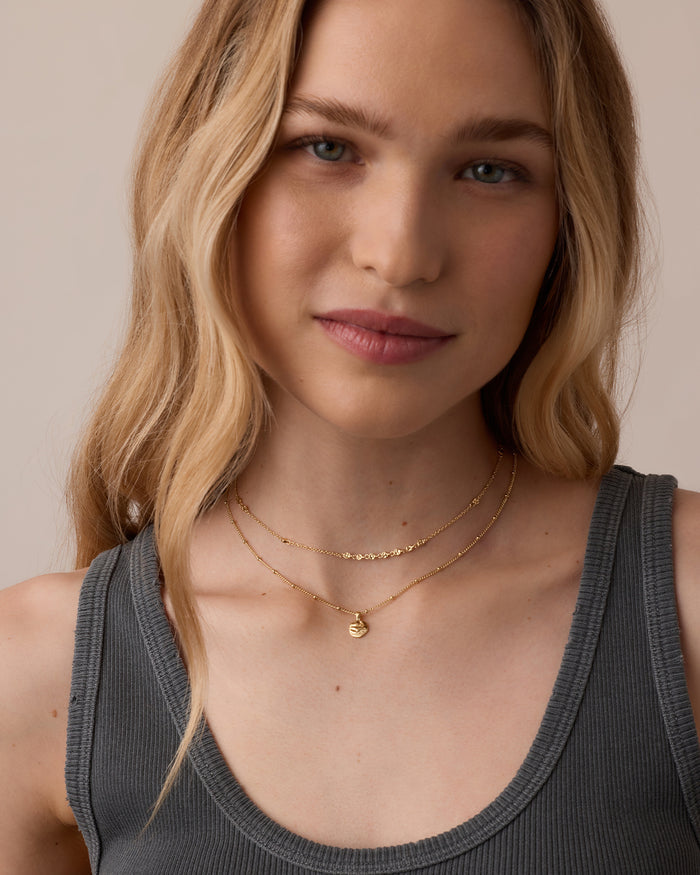 Chloe Mini Choker Necklace || option::18K Gold Plated