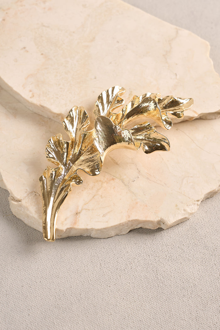 Chyka Brooch - Gold