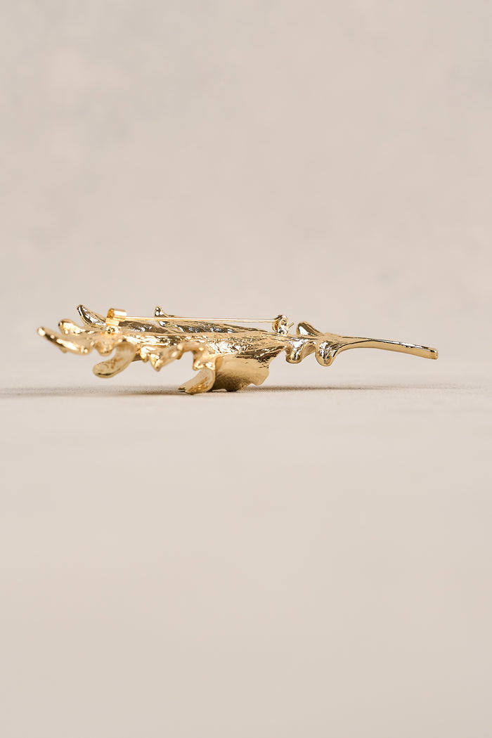 Chyka Brooch - Gold