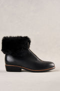 Claire Zip Front Boot - Black