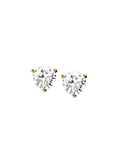 CLASSIC MARTINI STUD EARRINGS IN MOISSANITE, 18K GOLD VERMEIL