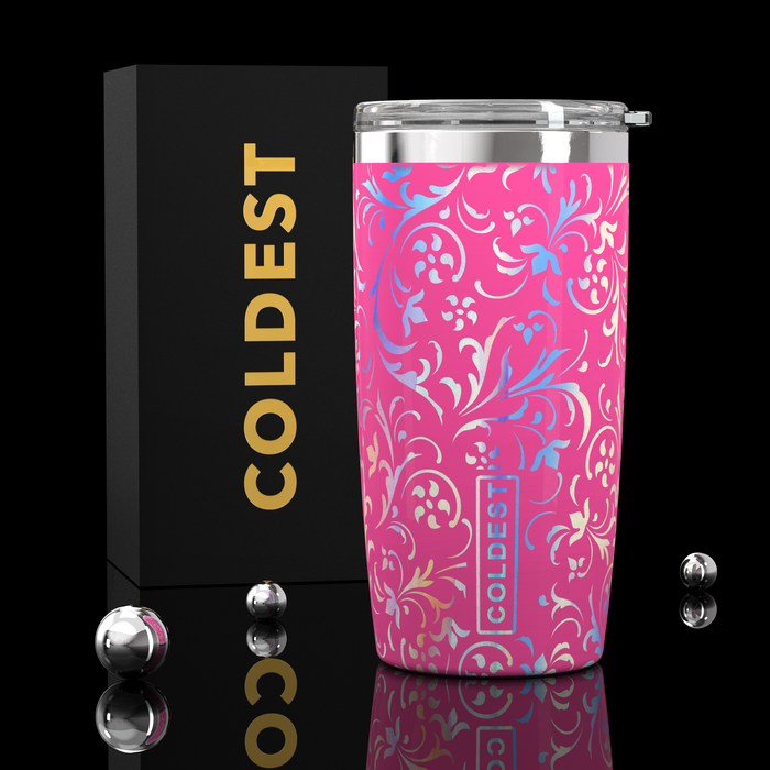 Pink Moonlight Floral / 20oz