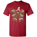 COLLEGE- ALABAMA - 4 - ALABAMA FOOTBALL BOW - CARDINAL