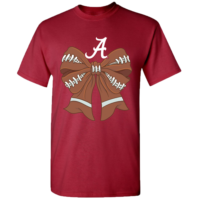 COLLEGE- ALABAMA - 4 - ALABAMA FOOTBALL BOW - CARDINAL