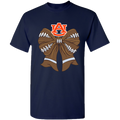 COLLEGE- AU - 4 - AU FOOTBALL BOW - NAVY
