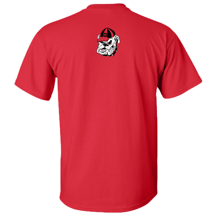 COLLEGE- GEORGIA - 4 - GEORGIA FOOTBALL BOW - RED