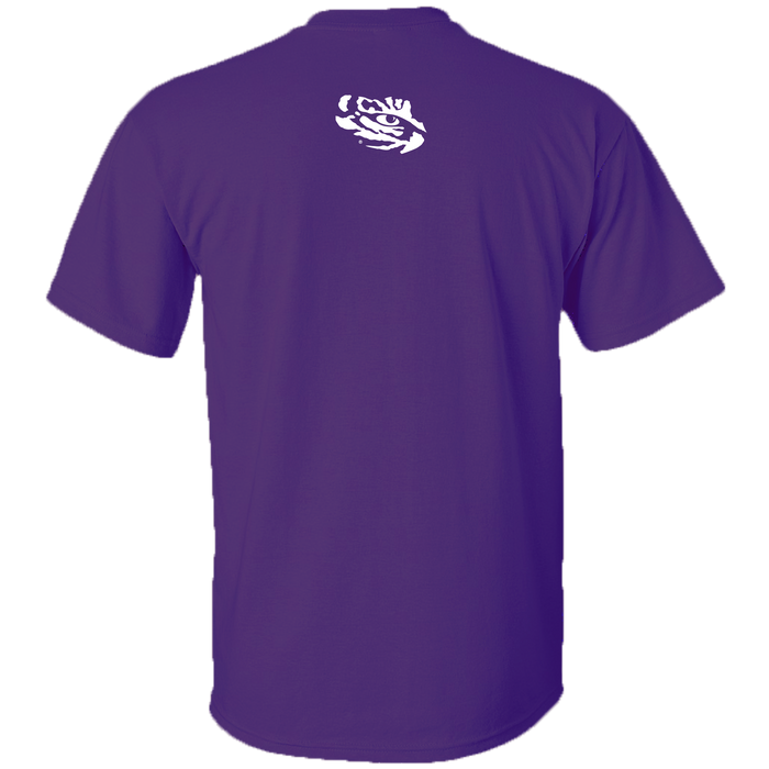 COLLEGE- LSU - 4 - LSU FOOTBALL BOW - PURPLE