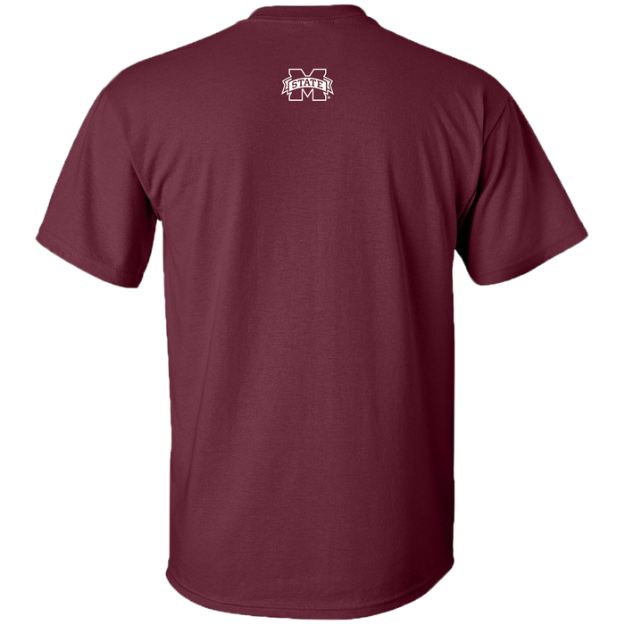 COLLEGE- MSU - 4 - MSU FOOTBALL BOW - MAROON