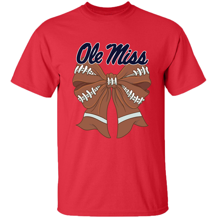 COLLEGE- OLE MISS - 4 - OLE MISS FOOTBALL BOW - RED