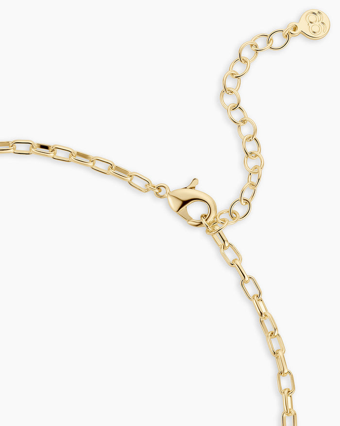 Connection Mini Charm Necklace || option::18K Gold Plated