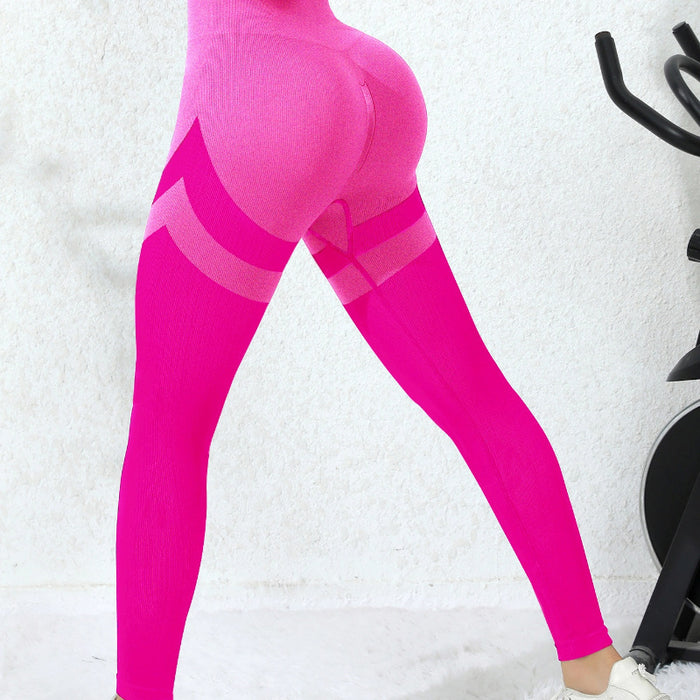 Cross-border New Peach Hip High Waist Yoga Pants Seamless Fitness Sports Abdominal Pants