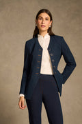 Cutaway Denim Jacket - Denim Mid Wash