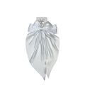 DDL-2270 Large Satin Bow White