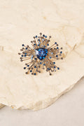 Embellished Star Brooch - Blue