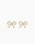 Fancy Bow Earrings || option::18K Gold Plated