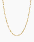 Finley Pearl Dot Necklace || option::18K Gold Plated