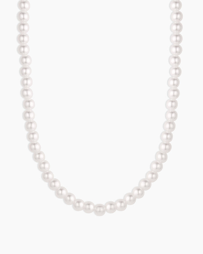 Finley Pearl Necklace || option::18K Gold Plated