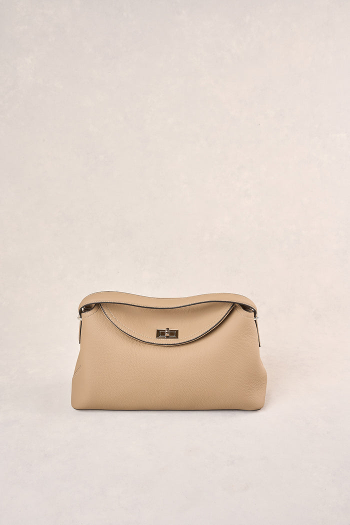 Folded Shoulder Bag - Taupe