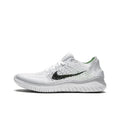 Nike Free RN Flyknit 2018 Running Shoes - White/Platinum