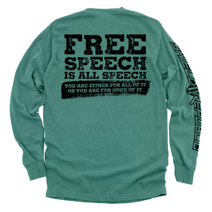 Comfort Colors Long Sleeve / Light Green / S