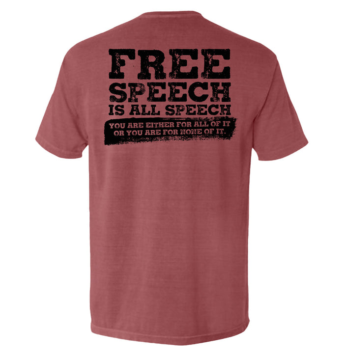 Comfort Colors Pocket Tee / Crimson / S