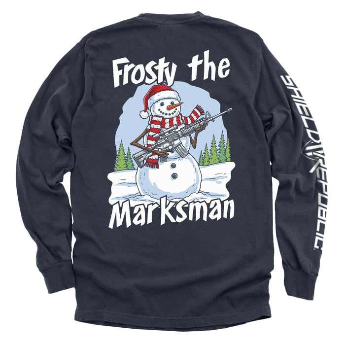 Comfort Colors Long Sleeve / True Navy / S