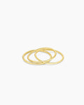 G Ring set || option::18K Gold Plated