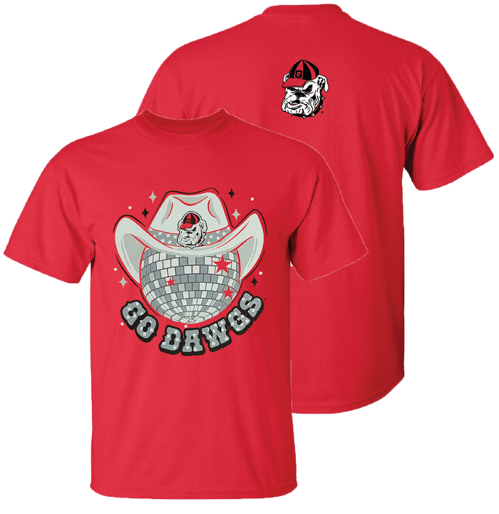 Georgia Go Dawgs Disco Red