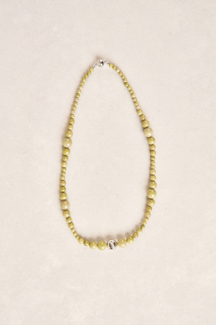Graduate Bead Necklace - Sage