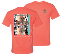 Grateful Cross Retro Heather Coral SS-2441