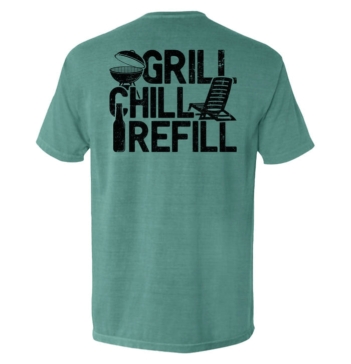 Comfort Colors Pocket Tee / Light Green / S
