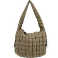 GZ-4171 Puffer Quilted Handbag Olive Green