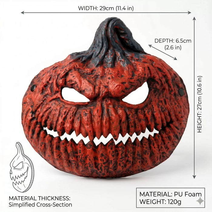 Halloween Pumpkin Mask Decoration